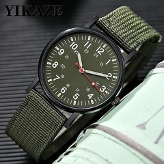 Military Watch Army Durable Water Proof Luminous 24Hours Dial Nylon Strap