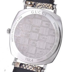 with paper GUCCI 126.4 Date 35mm blue Dial Quartz Unisex Watch M#148575
