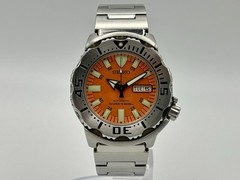 Excellent +++++ SEIKO SKX781 7S26-0350 Orange Monster 200m Automatic Men’s Watch