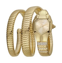 Just Cavalli Women’s Glam Snake 22mm Quartz Watch JC1L112M0025
