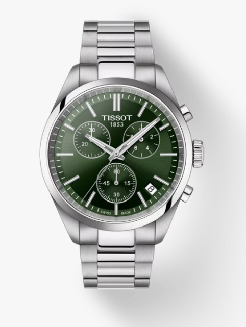 Tissot PR 100 Chronograph Green dial 40mm Men’s Watch T1504171109100