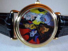Disney Time Artist Mens Vintage Villains Watch (Scar,Jafar,Maleficent)-VHTF-New