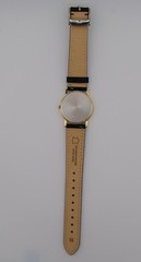 Vintage Seiko Quartz 5Y39-7010 Gold Tone Champagne Dial Date 31.5mm Runs