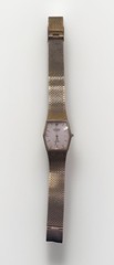 Nelsonic Diamond Quartz Wrist Watch Japan Movt Vintage Gold Tone Q808D 012 2035