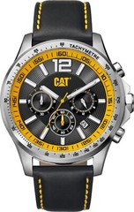 CAT Boston Chrono Black Yellow Men Watch AD.143.34.137