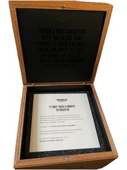 New in Wood Box Shinola Detroit Detrola men’s Watch 43mm Black & Silver