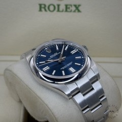 Rolex Oyster Perpetual 41 Blue 2023 FULL SET with Tags 124300-0003