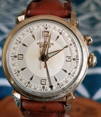 WOW! Vulcain Cricket v120 Alarm Watch Unpainted Original Dial Swiss. watch Video