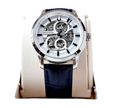 Bulova 96A330 Sutton Silver Dial Automatic Stainless Steel Men’s Watch