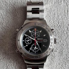 [Working Condition] SEIKO 7T32-6P80 Chronograph Alarm Quartz Watch
