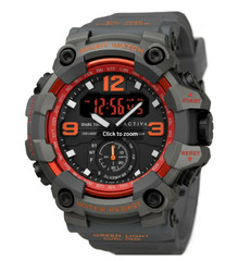 Activa Vextron X Invicta Digital Black OPS Watch – 52mm, Grey ACW1637-010 NIB
