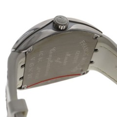 Franck Muller Vanguard V45SCDT Stainless Steel Leather / Rubber Diamond #KNW1826