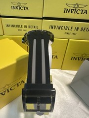 Invicta Subaqua 69447 Men’s Black Quartz Watch 44mm Silicone Strap New Box