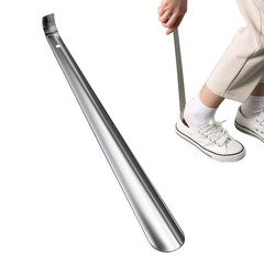 Shoe Horn Long Handle for Seniors,16.5″ Long Metal Shoehorns for Men Women Kids,