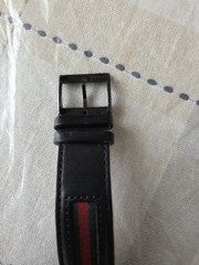 Gucci Watch Interlocking G 42mm Black Dial Leather