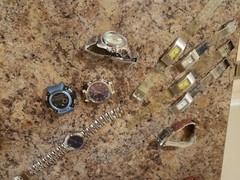 Wrist Watch Men Women Stainless Parts and pieces for repair geneva mixed brands
