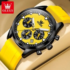Waterproof Quartz Luminous Luxury Watch Business OLEVS Men’s Date Men Strap