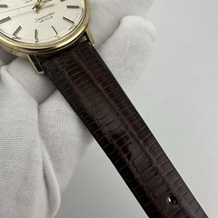 Omega Seamaster De Ville 10K Gold Filled Quartz Men’s Watch 1960075 New Battery