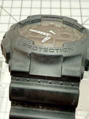 Casio GA-100-1A1 G-Shock 51mm Quartz Ana-Digi Chronograph New Battery