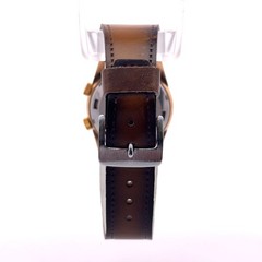 Gruen Precision Stainless Steel Gold-Toned Manual Alarm Men’s Watch 35mm