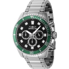 Invicta Pro Diver Chronograph GMT Quartz Black Dial Men’s Watch 46051