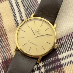 Vintage 1970 Omega Constellation – Gold Dial Quartz – Ref. 191.032 – Men’s Watch