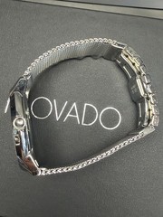 Movado Bold Series Silver Stainless Steel Mesh Silver Dial Quartz Watch for Men