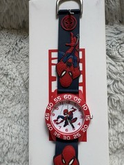 Marvel Spider-Man Super Hero Kids Watch Blue Band In Box