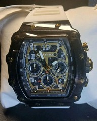 Activa Fury X Invicta Skeleton Dial Men’s Watch. Black/Gold ACW2305-029