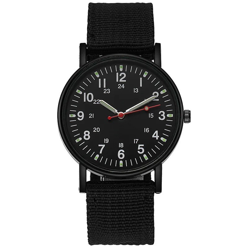 Military Watch Army Durable Water Proof Luminous 24Hours Dial Nylon Strap