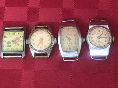Mechanical Wrist Watch Lot 4 Slava Vesna Zvezda Soviet USSR For Repair Parts