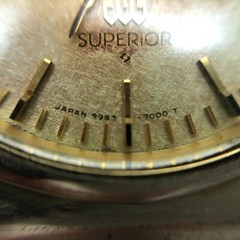[w2035] SEIKO SUPERIOR 9983-7000 Twin quartz New battery VG