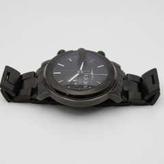 Gucci G-Chrono Black Dial PVD Stainless Steel Quartz Mens Watch YA101331