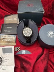 Citizen Eco-Drive GN-4W-S Watch WR 10Bar Wristwatch Radio Controlled SS Band