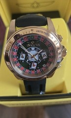 50873 Invicta Speedway Monte Carlo Men’s Watch Black Gold 39.5mm *Collector’s *
