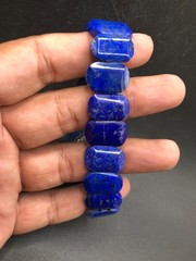 Handmade Natural Lapis Lazuli Gemstone Watch | Blue Stone Wristwatch
