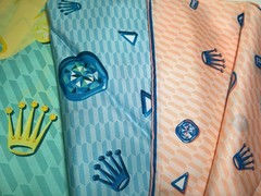ULTRA RARE ROLEX ADVERTISING SCARF GADGET 100% SILK