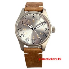 Tandorio Titanium 39mm Automatic Men’s Pilot Watch Sapphire NH35A PT5000 20Bar