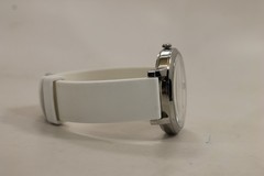 Guess Women’s White Silicone Logo Watch