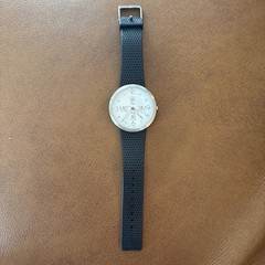 ME O’clock Made In France Moon Walk Stainless Steel Watch, Rubber Adj Band