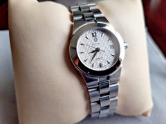 Concord Mariner White Dial Stainless Steel Quartz Swiss Watch Sapphire Crystal