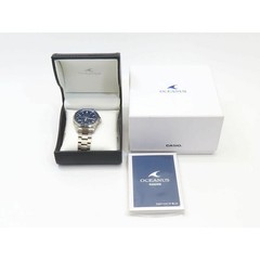 CASIO OCEANUS OCW-T2600-2A3JF Blue Dial Classic Solar Radio Men Watch Used w/Box