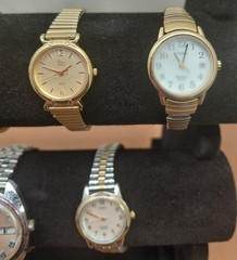 Lot of 10 Vintage Timex Wristwatches mix of men and women styles Untested