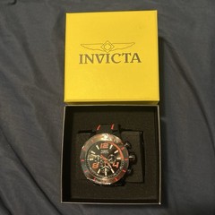 🔥NEW Invicta S1 Rally Men’s 53mm Black & Red Silicone Chronograph Watch 20109