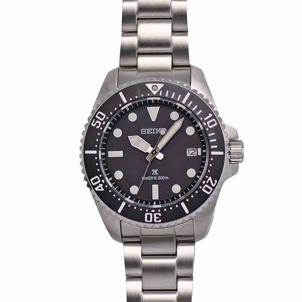 Seiko Prospex Diver Scuba Solar SBDJ063 Black Dial Polished – Used, From Japan