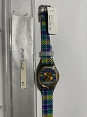 Vintage 1992 Swatch Watch Original GM 109 Tailleur Box Sleave & papers Code 2424