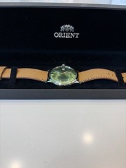 Orient Men’s Bambino Version 4 Green Dial Automatic 42mm Watch RA-AC0P01E
