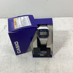 Casio A168WA-1WCR Vintage Silver Digital Watch – Retro Classic NEW