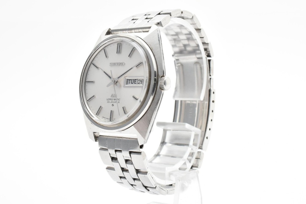 SEIKO Lord Matic 5606-7000 Automatic Day-Date Men’s Watch AS-IS Vintage Japan