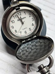 New Old Stock Remington 38-164 Stainless Pocket Watch Flying Duck Cover in box.